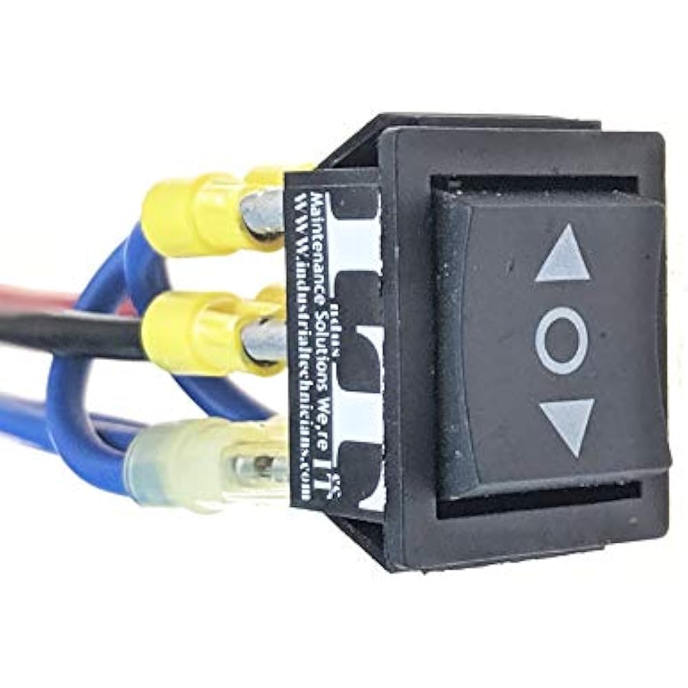 Industec Motor Polarity Reversing Momentary Switch DPDT 12V 24V 20AMPS