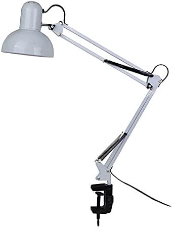 LED Desk Lamp - BANGWEIER White Adjustable Swing Arm ...
