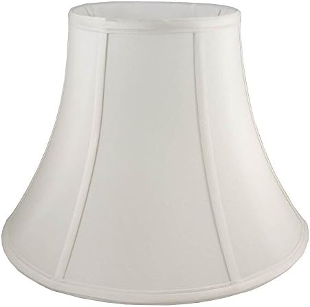 Round Bell Lampshade in Cream (20 in. Diam x 15 in. H)