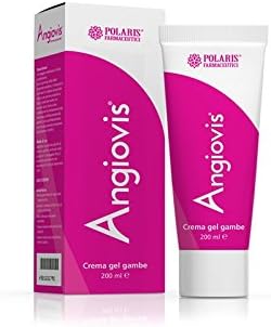 Polaris Pharmaceuticals Angiovis Gel Cream 200 ml for Swollen Legs and Ankles Tired Legs, Heavy Legs, Venous Insufficiency