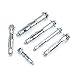 Sutemribor 48Pcs 6 Sizes Heavy Duty Zinc Plated Steel Molly Bolt Hollow Drive Wall Anchor Screws Assortment Kit for Drywall, Plaster and Tile