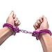 SYOSIN Toy Metal Handcuffs with Keys Police Role Play Party Supplies Cosplay Costume Accessory Pretend Play Hand Cuffs for Kids (Pink)