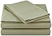 Amazon Basics Lightweight Super Soft Easy Care Microfiber 3-Piece Bed Sheet Set with 14-Inch Deep Pockets, Twin, Solid, Olive