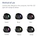 1byone Ergonomic Mouse, USB Wired Optical Mouse with Adjustable DPI and LED lights, 6 Buttons, Black
