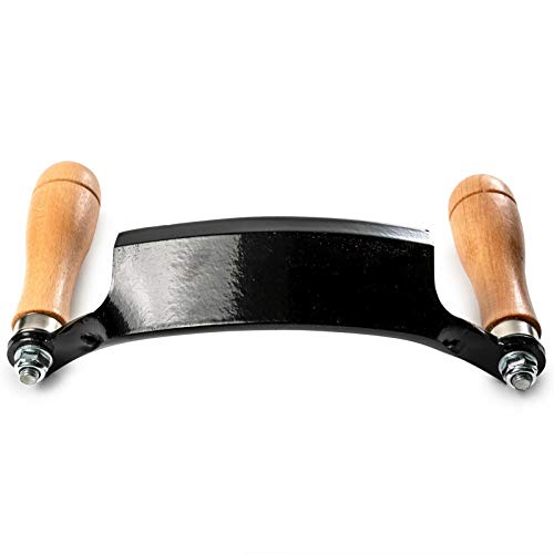 Carmyra Felled Draw Shave Knife 8in Curved Draw Knife Curved Draw