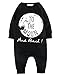 Baby Girls Boys Long Sleeve Romper Jumpsuit One-pieces to the Moon Outfits 0-24M