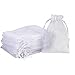 Madholly 300 Pieces Sheer Drawstring Organza Gift Bags,3.9