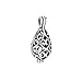 Yumei Jewelry Antique Silver Small Small Water Drop Diffuser Locket Aromatherapy Essential Oil Pendant Cage Locket,Pack of 10