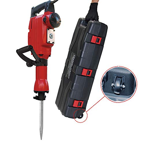 Toolman 14.0A Electric Demolition Jack Hammer concrete breaker with case, goggles and gloves LT5105