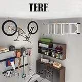 TERF Tool Hooks Screw-in Heavy Duty Vinyl Coated Storage Shed Garage Wall Mount view 7