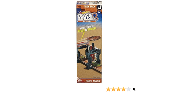hot wheels track builder track & brick pack playset