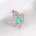 KINGSIN Vintage Pearl Brooch for Women AKA Sorority Gifts Alpha Kappa Alpha Paraphernalia Leaf Pins