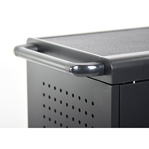 Offex Office Mobile 30 Tablet Charging Cart - Black
