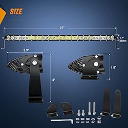 Nilight - 40005C-A 31inch 150W Spot & Flood Combo