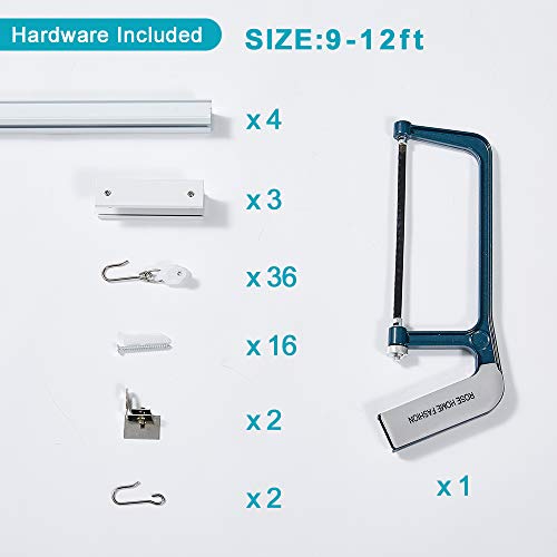 image for Rose Home Fashion RHF Ceiling Track for Curtains, Room Divider, Ceilin