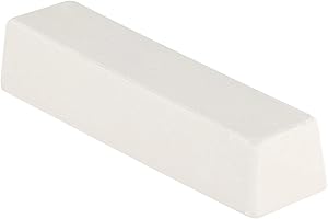 White Diamond Polishing Compound - is courser than red rouge and used for removing deep scratches from soft metals or as a polishing compound on aluminum, gold, silver, brass & copper (4 Oz,) - Drixet