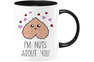 Funny Valentine Day Coffee Mug, I'm Nuts About You, Valentine's Day Gift for Her Him,Women Men,Husband Wife Coffee Mugs……
