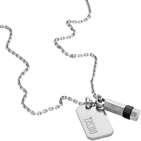 Amazon.com: Diesel Men's Stainless Steel Woven Chain Bracelet