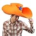 Clown Antics Super Size 50 Gallon Cowboy Hats - Orange (28