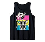 Skeleton Drinking Coffee LGBT Q Pansexual Pride Pan