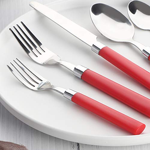 image for HF HOFTEN Silverware Set, 20 Piece Stainless Steel Flatware Set Includ