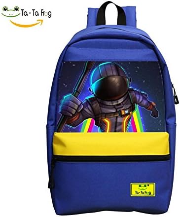 Kid'S Fort-nite Astronaut Lightweight School Backpack Laptop Shoulder Bag For Children