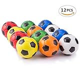 Mseeur Mini Sports Stress Balls Soccer Balls Fun, 12-pack