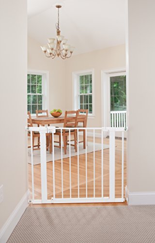 Safety 1st Pressure Mount Easy Install Walk Thru Gate, Fits Spaces between 29" and 38" Wide