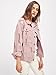 Floerns Women's Casual Ripped Distressed Long Sleeve Denim Jean Jacket