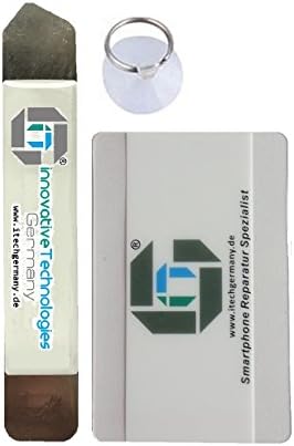 iTG® PREMIUM Battery Cover Repair Set for Samsung Galaxy S6 EDGE White Pearl - Rear Panel for SM-G925F + 3M Pre-Cut Adhesive Tool Set