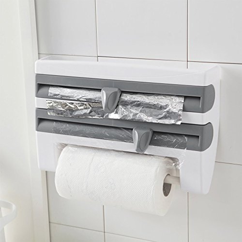 Maexus Multifunctional Home Kitchen Film Sauce Bottle Storage Rack Paper Film Rack