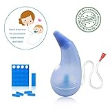 Baby Nasal Aspirator, Mucus Aspirator Infant Booger Snot Sucker for Newborns to Toddlers, Kids Snot Sucker with 24 Pack Hygiene Filters - Fast, Safe & Reusable