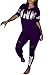 Adogirl Women's 2 Piece Outfits Tracksuits V Neck Tops and Skinny Pants Jog Set