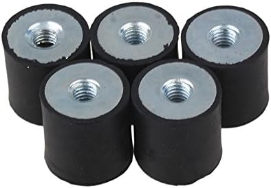 CNBTR DDM6 20x20MM Type Rubber Anti Vibration Damping down Noise Pack Of 5
