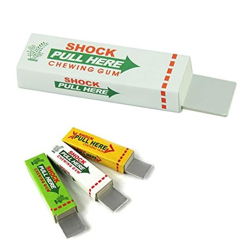 SMTSMT Electric Shock Shocking funny Pull Head Chewing gum Gags - Image 3