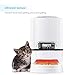 amzdeal Automatic Cat Feeder 6L Pet Feeder Dog Food Dispenser with Time and Meal Size Programmable, LCD Display and Meal Call Recorder Up to 4 Meals A Daythumb 2