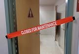 Closed For Maintenance Signs with Magnetic Ends