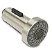 Pull-Out Spray Head for Kitchen Faucet, Sarissa Spray Nozzle Head Universal Replacement Part Dual Function Mode, Brushed Nickel