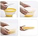 Fasmov Silicone Collapsible Storage Bowls with Lids-Set of 3