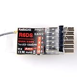 Radiolink Smallest Receiver R6DS 6CH PPM PWM Output 3s Response for RadioLink AT9 AT10 Transmitter