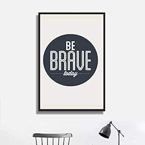 Framed Canvas Wall Art for Living Room, Bedroom Quotes Canvas Prints for Modern Home Decoration Ready to Hang - 16"x24" inches