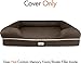 100 Percent Suede Super Deluxe Upgrade/Replacement Cover for Friends Forever Bed/Couch Petfusion Bed (Pewter XL Cover)
