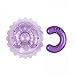 Harmily Women Purple Silicone Massage Vibrators Stimulation Enhancer Toy