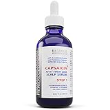 Organic Anti Hair Loss Scalp Stimulating Treatment Cayenne /Saw Palmetto & Argan Oil (8 Fl Oz) Green Touch Botanical Hair Growth Therapy