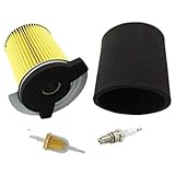 New Pack of Air Fuel Filter Spark Plug Tune Up Kit for Yamaha Gas Golf Cart G14 1995-1996 Replace JF7-14450-01 J10-14417-00 JN3-F4560-00 JN6-F4560-00