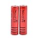 WINDFIRE 1800 Lumens CREE XM-L T6 LED Waterproof 3 Modes Design Zoomable Head LED Torch Flashlight with Charger and 2 x 18650 Rechargeable Batteries for Outdoor Hiking, Riding, Camping