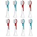 E-Cron Replacement Toothbrush heads Compatible With Electric Toothbrush Philips Sonicare Kids Small,8 pcs (2x4)