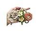 6Pcs Baby Nylon Headbands Boutique Nylon Bows Hairbands with Hand Sewing Beads Flower Baby Flower Headbands Hair Accessories for Newborns Infants Toddlers