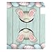 Wamika Funny Easter Rabbit Mailbox Cover - Cute Eggs Bunny Magnetic Mailbox Wrap - Standard Size 18