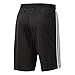 adidas Men's Designed-2-Move 3-Stripe Shorts, Black/White, X-Large